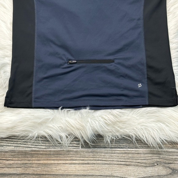 Peloton Navy Blue and Black Warmup Long Sleeve Shirt - Picture 8 of 11